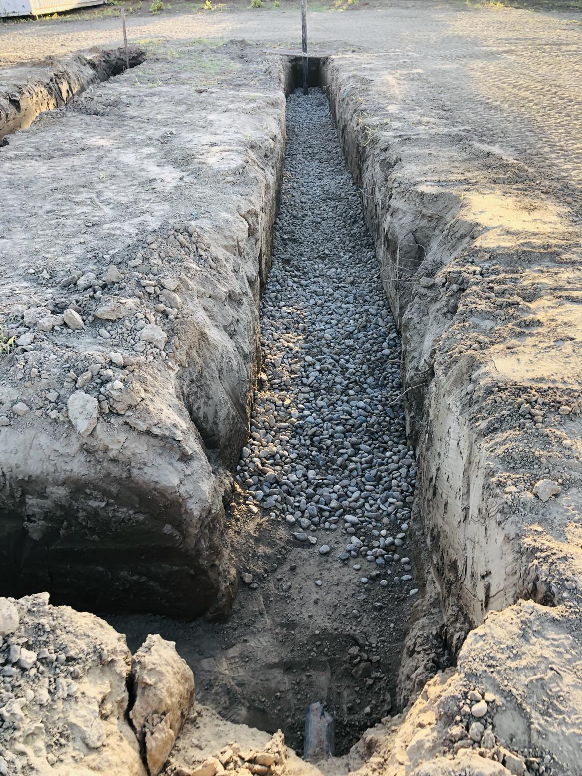 Backhoe loader rental with operator in Waterford, Ca.